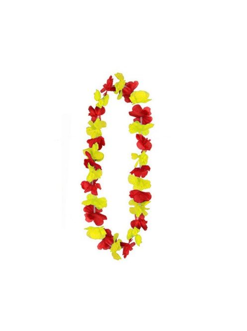 Sárga-piros hawaii füzér - vékony 