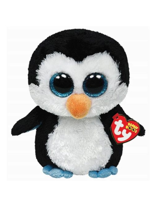 Plüss pingvin Beanie Boos 15-cm - Waddles 