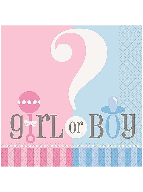 Girl or Boy? szalvéta