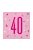 40-es rózsaszín pöttyös szalvéta