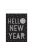 Hello New Year műanyag asztalterítő 137x 259 cm