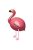 Sétáló flamingó fólia lufi 83 x 71 cm
