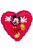 Mickey szív fólia lufi 45 cm