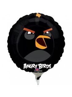 Angry Birds fekete fólia lufi 45 cm