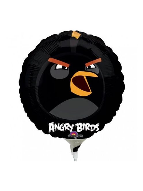 Angry Birds fekete fólia lufi 45 cm