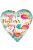 Happy Mother's Day - Boldog Anyák napját flamingós szív fólia lufi 43 cm
