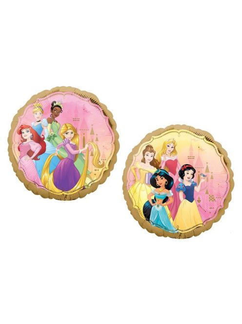 Disney hercegnők kétoldalas fólia lufi 43 cm