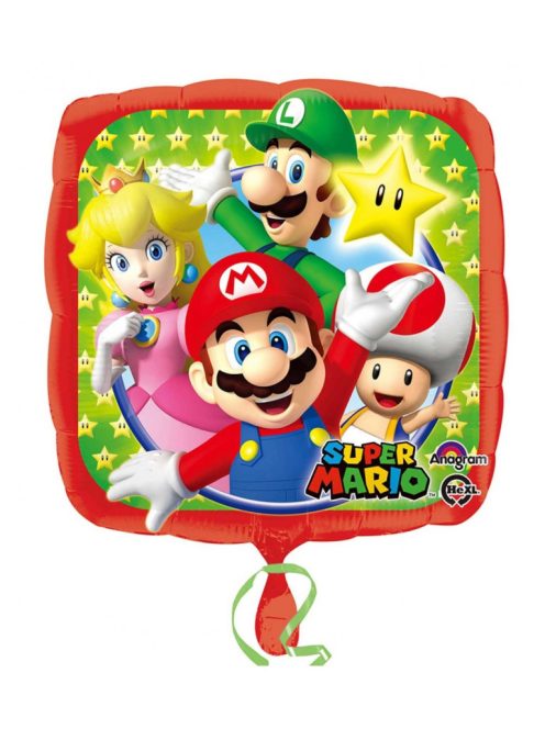 Super Mario fólia lufi 43 cm