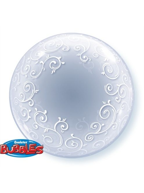 Inda mintás Deco Bubbles lufi 61 cm 