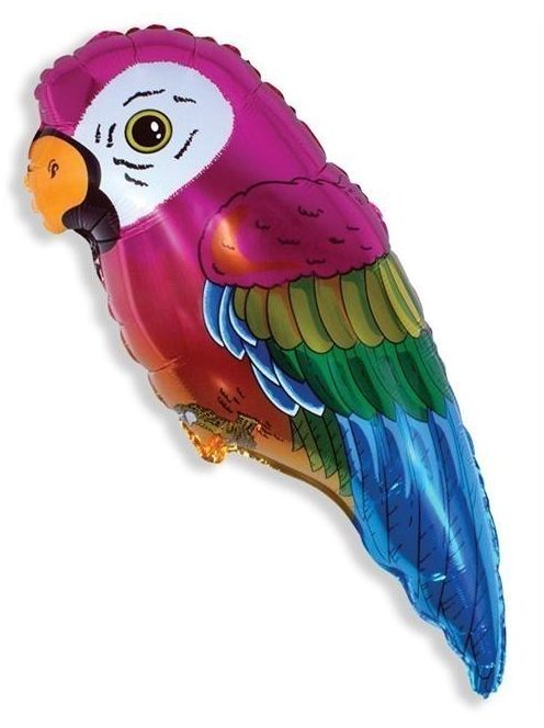Papagáj fólia lufi 66 cm