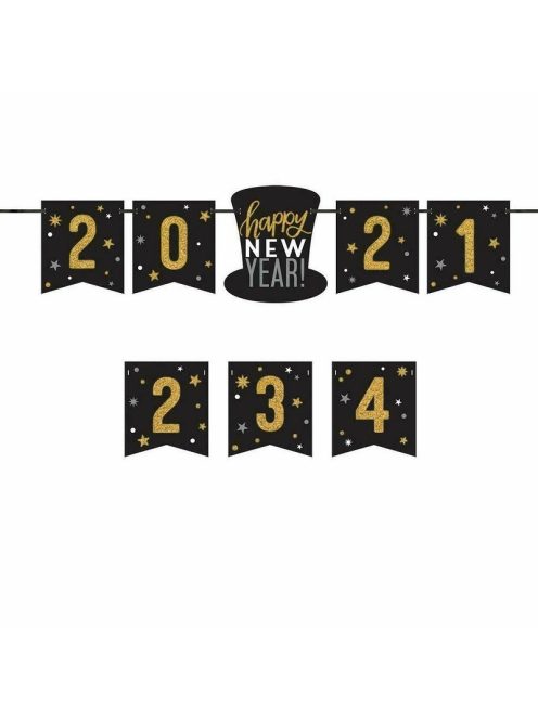Happy new year! - 202X betűfüzér 