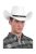 Fehér Dallas cowboy kalap