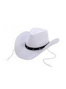 Fehér Dallas cowboy kalap