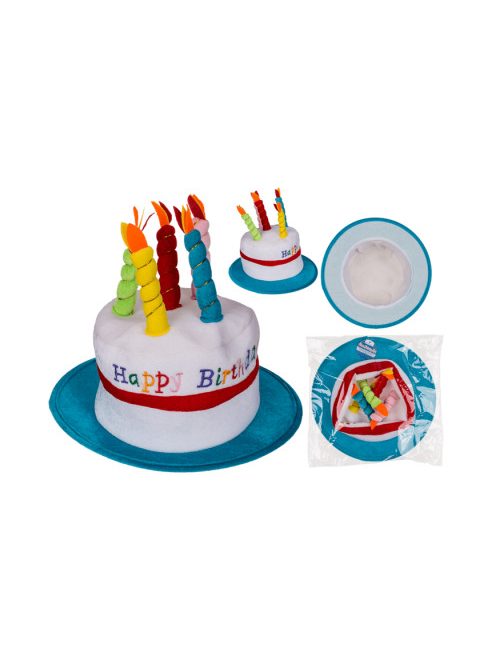 Happy Birthday plüss torta kalap