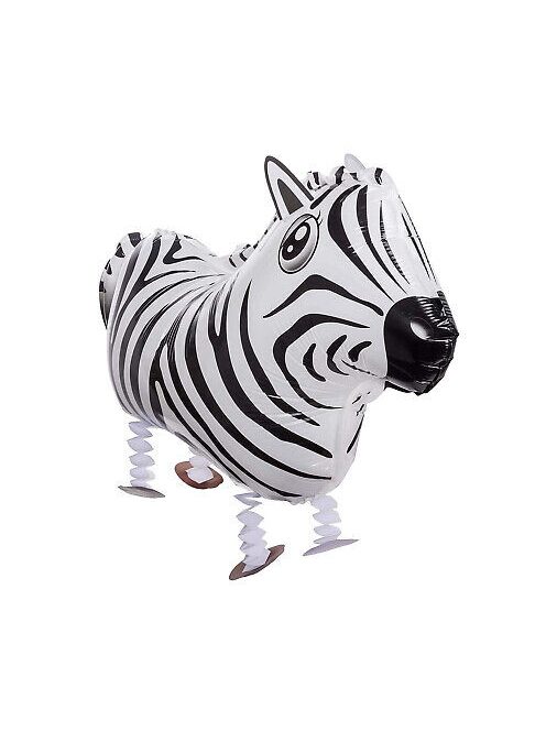 Sétáló zebra fólia lufi