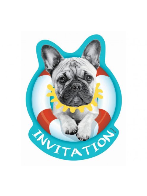 Francia bulldog meghívó