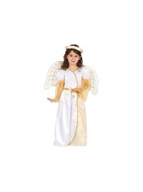 Arany-fehér angyal jelmez 92-104 cm