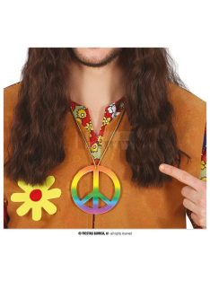 Hippy nyaklánc színes