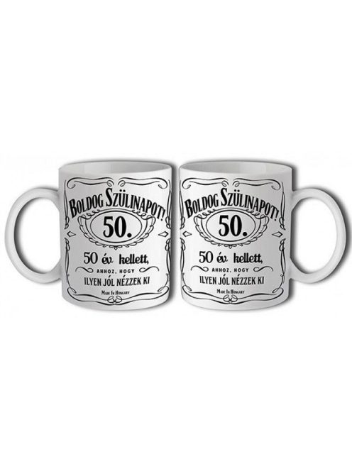 50-es Jack Daniels bögre