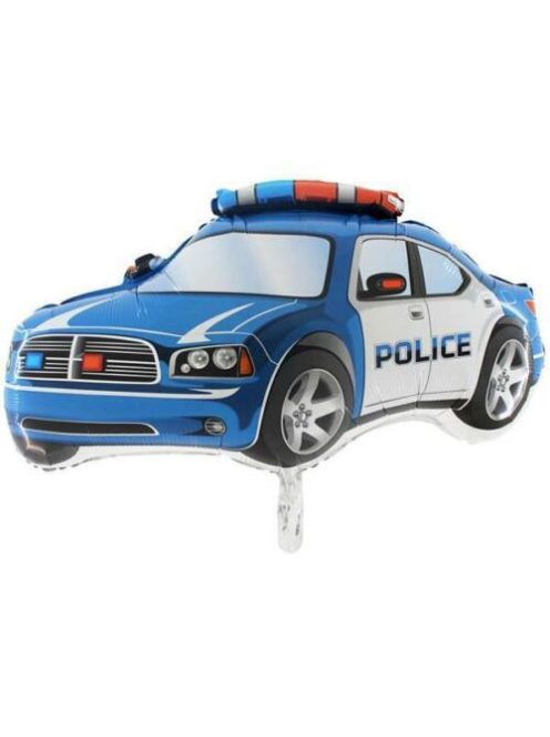 Rendőr autó fólia lufi 67 x 45 cm