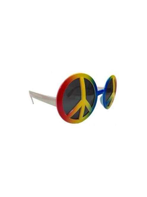 Peace - békejel hippi szemüveg