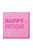Happy Birthday pink pöttyös szalvéta