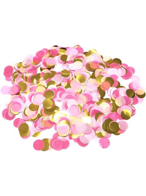 Rózsaszín-arany konfetti 10g