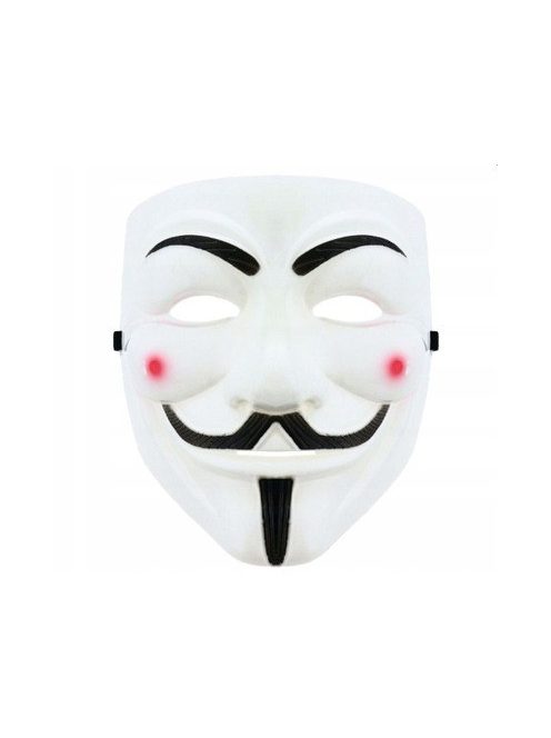 Anonymus maszk - fehér
