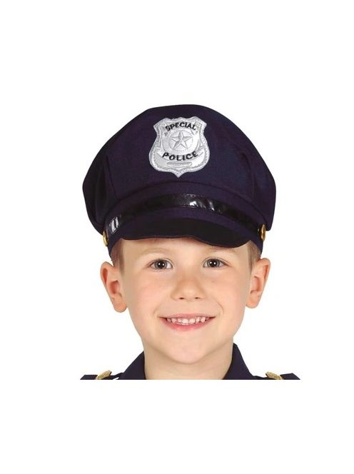 Kék rendőr sapka gyerekeknek