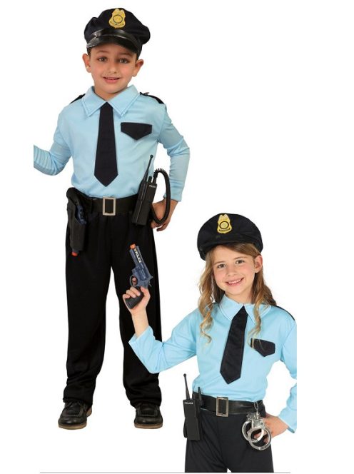 Rendőr jelmez overál 7-9 éves 