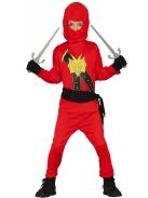 Piros ninja jelmez 10-12 éves