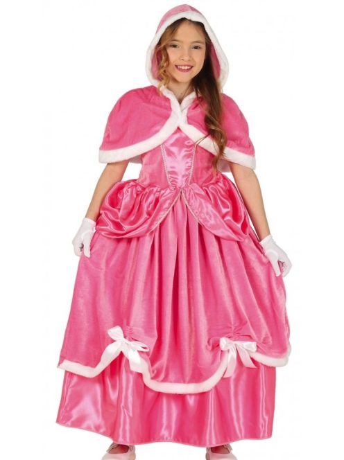 Rózsaszín hercegnő jelmez boleróval 5-6 éves
