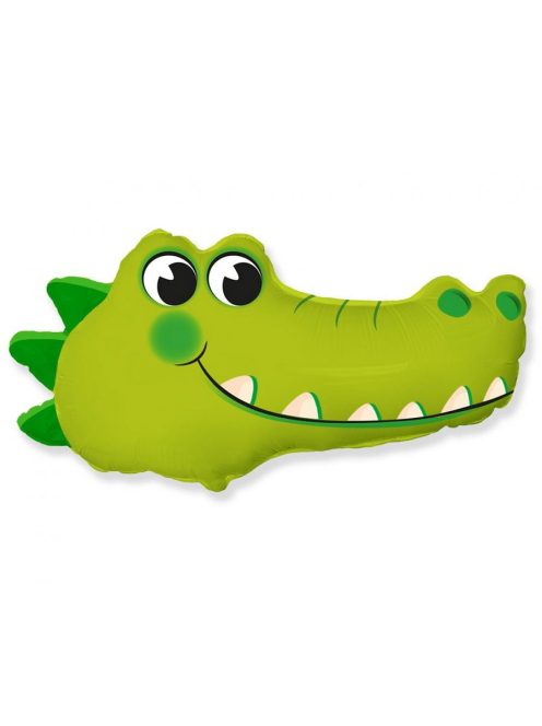 Krokodil fej fólia lufi 45 x 80 cm