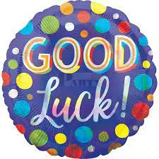Good Luck ballagási fólia lufi 45 cm