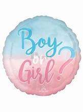 Boy or Girl ? fólia lufi 45 cm