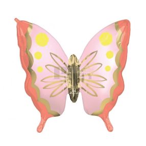 Pasztel pillangó fólia lufi 