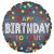 Happy Birthday to you elegáns konfettis fólia lufi 45 cm