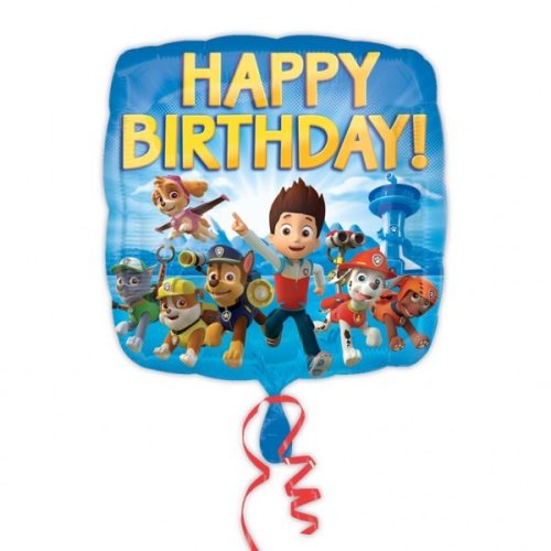 Happy Birthday Mancs őrjárat fólia lufi 43 cm