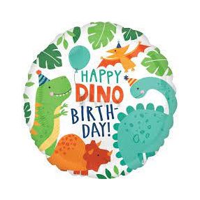 Happy dino birthday! fólia lufi 43 cm