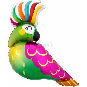 Papagáj fólia lufi 76 cm