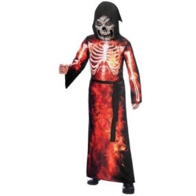 Tűz kaszás jelmez 12-14 éves 