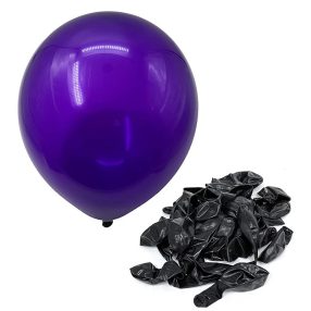 Sötét lila gumi lufi csomag 23 cm