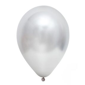 Ezüst gumi lufi csomag 30 cm