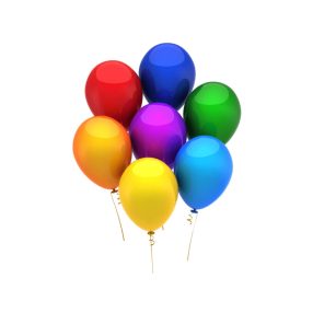 Vegyes színű gumi lufi csomag 30 cm