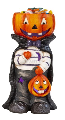 Cuki halloween tök baba cukorkatartó kerámia világítással 40 cm