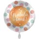 Gratulánunk pöttyös fólia lufi 45 cm