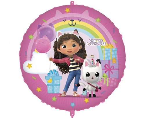 Gabby Babaháza fólia lufi 45 cm