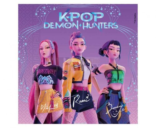 K-pop Demon Hunters szalvéta 16 db 33*33 cm