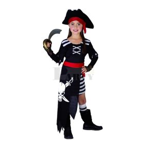 Kalózlány kapitány 110/120 cm