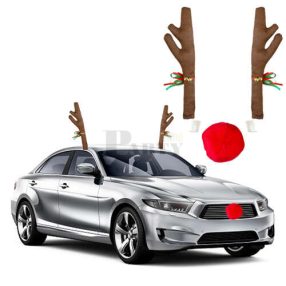 Rénszarvas agancs és orr autóra